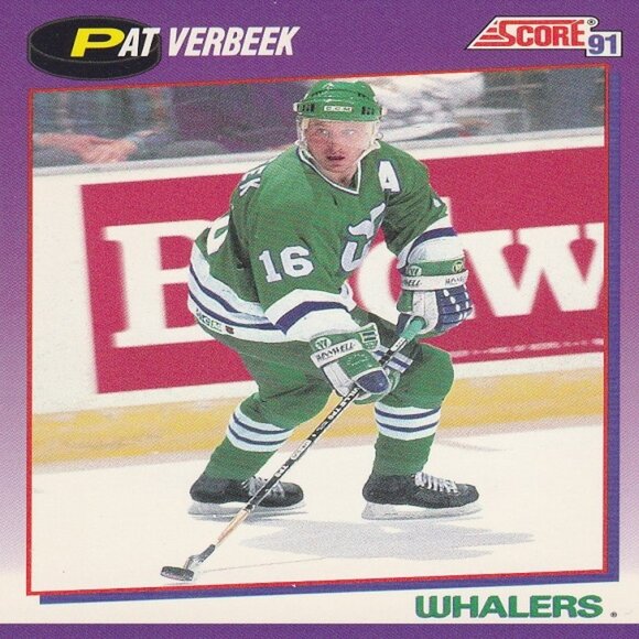 Pat Verbeek Hartford Whalers NHL Hockey Card Collection - 6 Card Set - Picture 2 of 7